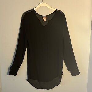 Mossimo Supply Co. Black and Gray Top